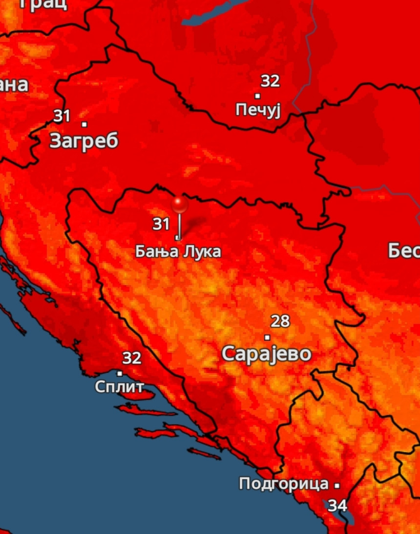 Стиже нови топлотни талас: Десетак врелих и сушних дана