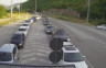 Duge kolone na granicama, obustave i klizišta