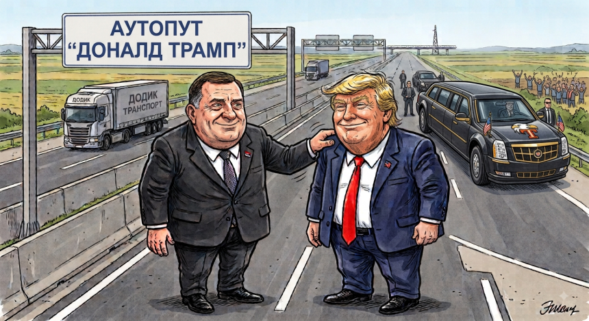 Dodik predlaže da se autoput Banjaluka-Bijeljina zove „Donald Tramp“?!