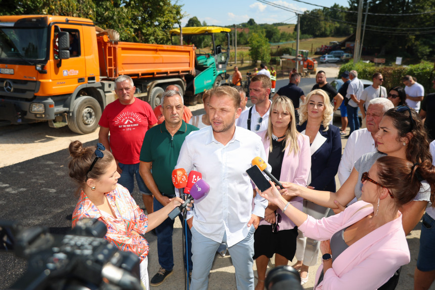 Stanivuković obišao radove u Čokorskim poljima