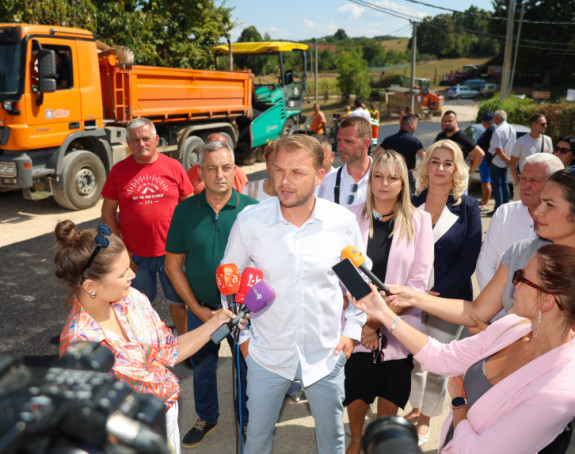 Stanivuković obišao radove u Čokorskim poljima