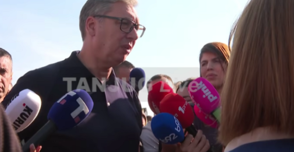 Vučić obilazi radove na auto-putu Kuzmin-Sremska Rača