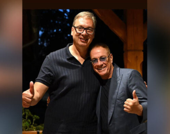 Vučić ugostio belgijskog glumca Žan-Kloda Van Dama
