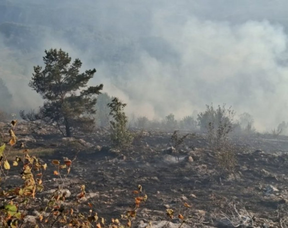 Spriječeno širenje vatre prema većem području Trebevića 