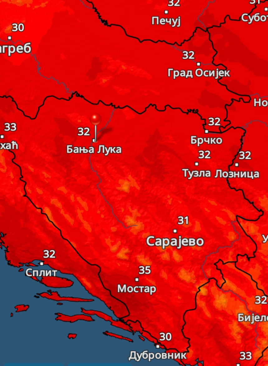 Meteorolozi uključili crveni alarm, u petak velika vrućina