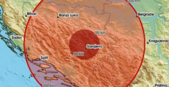 Zemljotres kod Visokog, osjetio se na širem području BiH