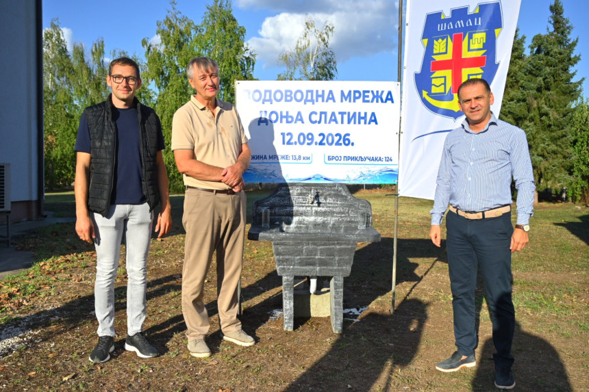 U Donjoj Slatini završena izgradnja vodovodne mreže
