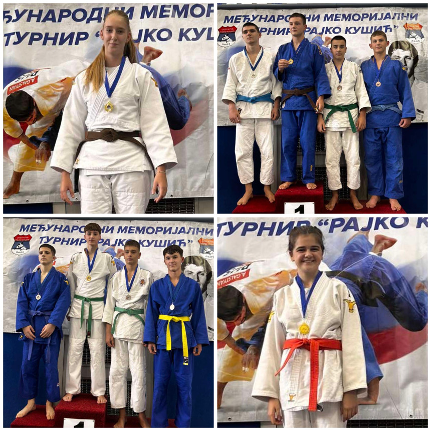 Djeca "Sparte" osvojila 19 medalja na Palama i u Nikšiću