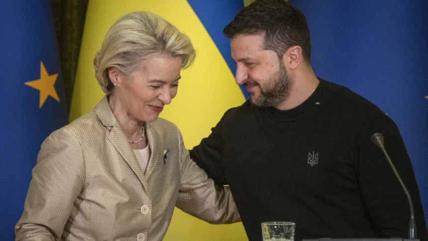 Fon der Lajen sa Zelenskim: EU podržavaće Ukrajinu
