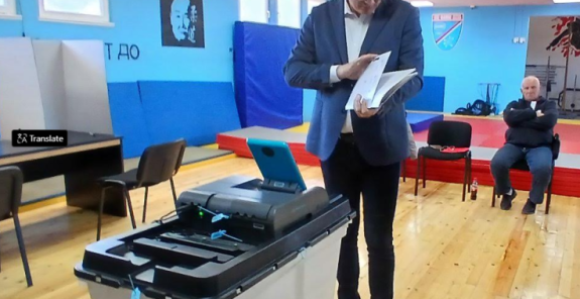 Marinko Božović glasao u Istočnoj Ilidži