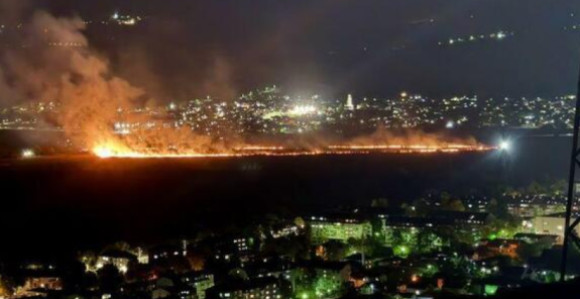 Veliki požar u Sarajevu, gori u blizini Aerodroma