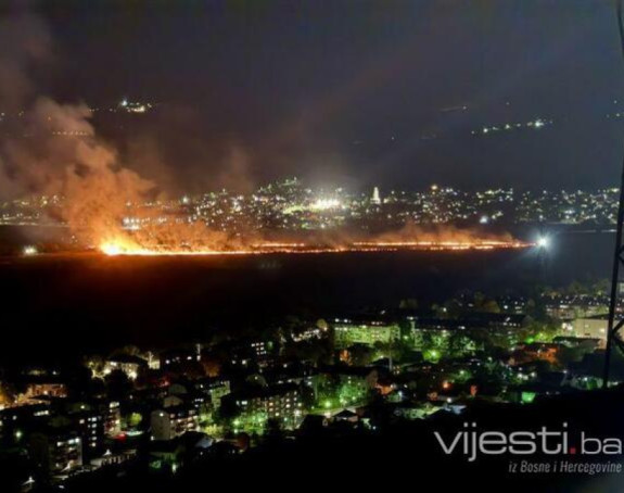 Veliki požar u Sarajevu, gori u blizini Aerodroma