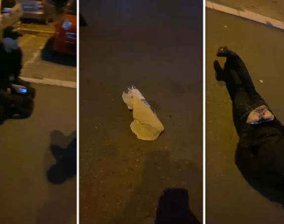 Maskirani pokušali zapaliti lokal u Beogradu, uhapšeni su (video)