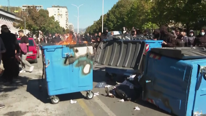Tokom četiri dana protesta u Albaniji povrijeđeno 156 ljudi