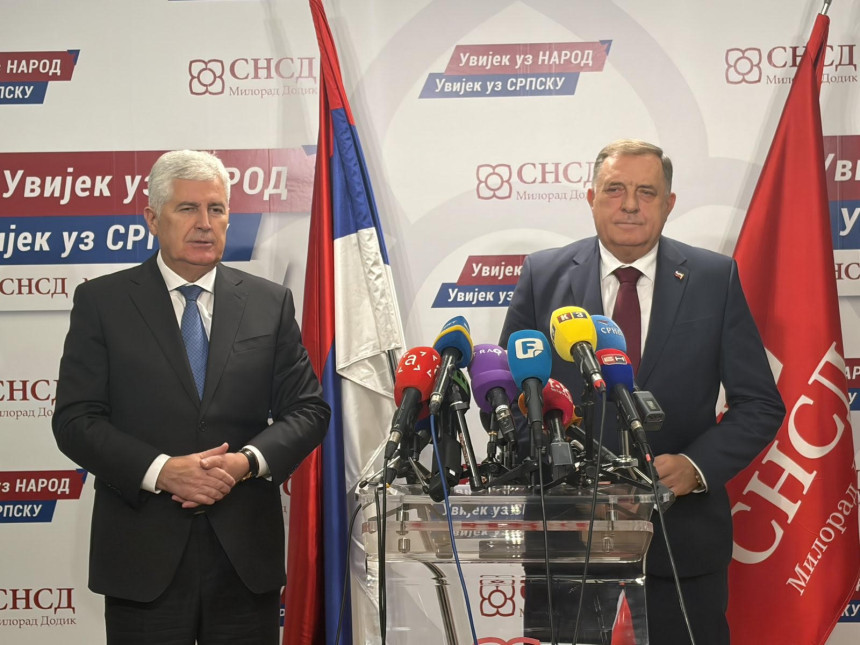Dodik poručio: SNSD i HDZ BiH ne idu jedni bez drugih