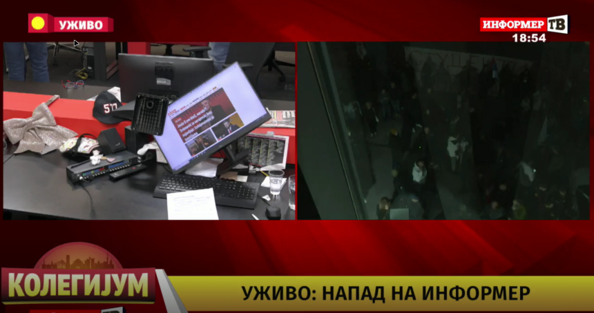Talačka kriza u TV Informer: Grupa ljudi upala u televiziju