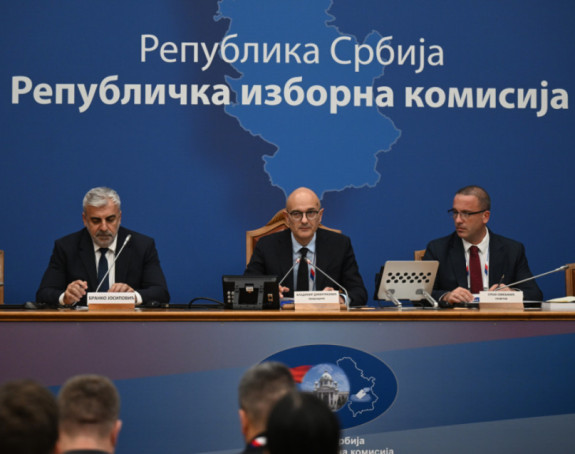 RIK: Na osnovu 8.077 obrađenih BM, Studentska lista 52,54 %,Ujedinjena Srbija 39,29 %