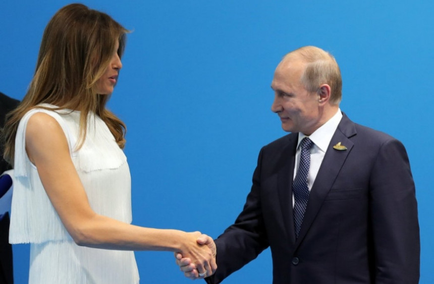 "Lomio" Putina, pa ušla Melanija
