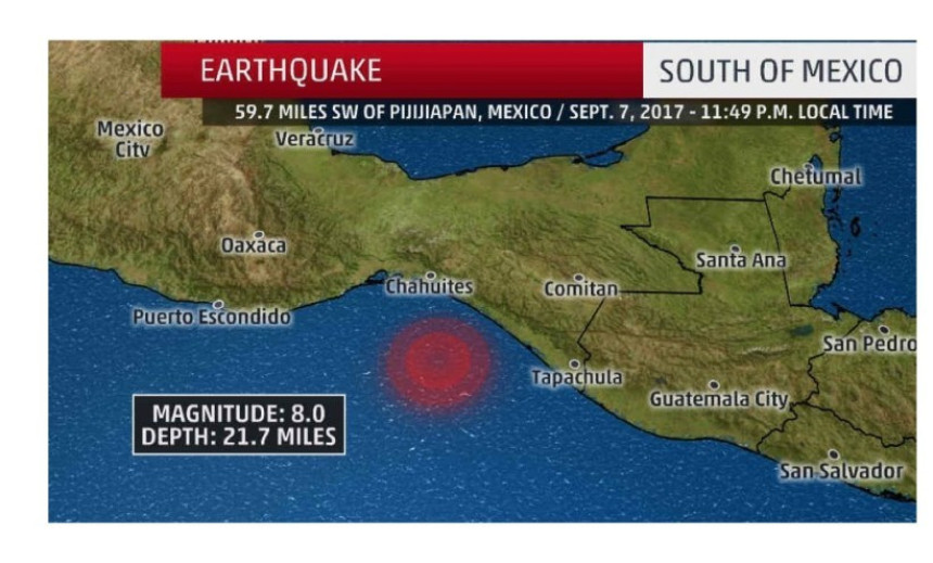 Јак земљотрес погодио Мексико