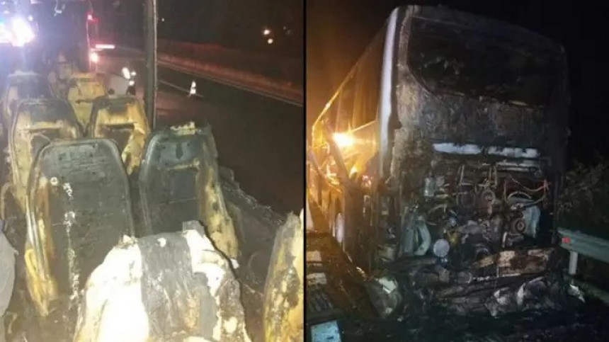 Grčka: Zapalio se autobus pun srpskih turista