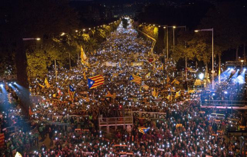 Барселона: Митинг и 750.000 људи