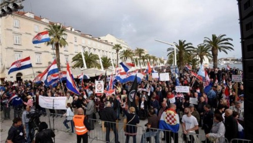 Protest građana večeras u Splitu 