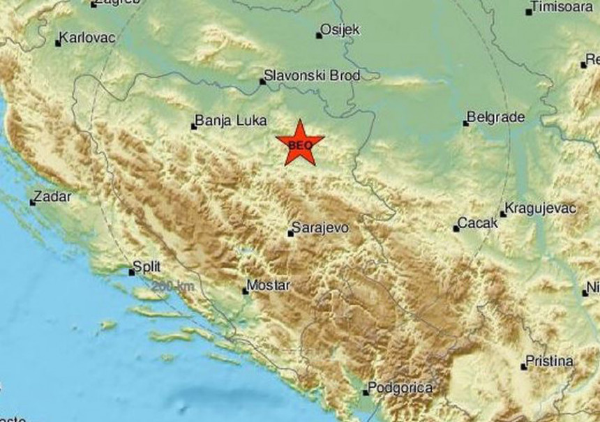 Земљотрес јачине 2,6 погодио Лукавац