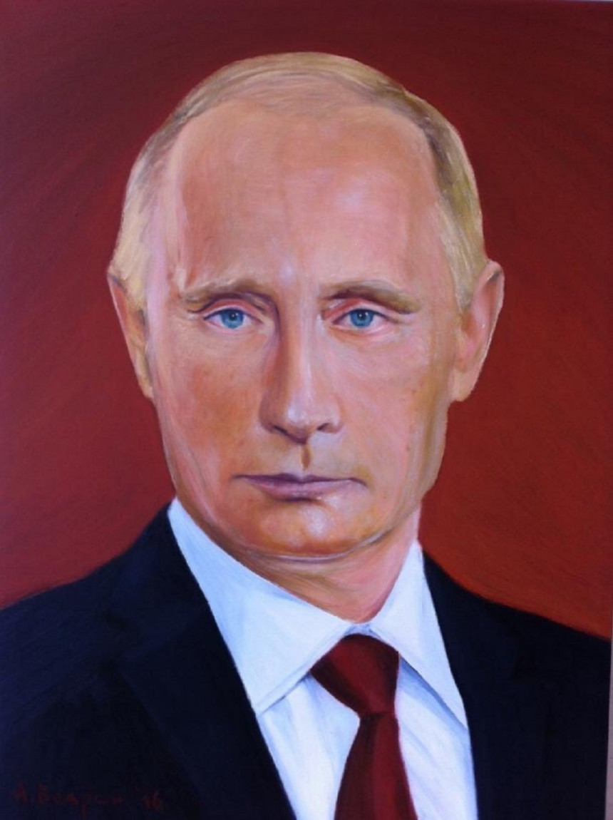 Спреман поклонити портрет Путину