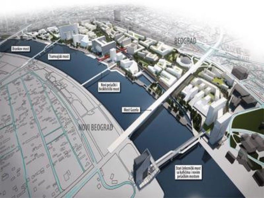 Tri milijarde evra za Beograd na vodi
