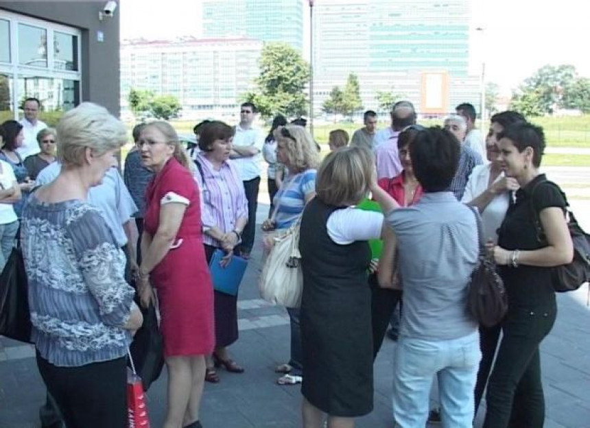 Banjaluka: Protest radnika Oslobođenja