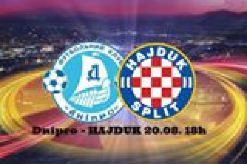 Dnjepar jedva 2:1 protiv Hajduka!