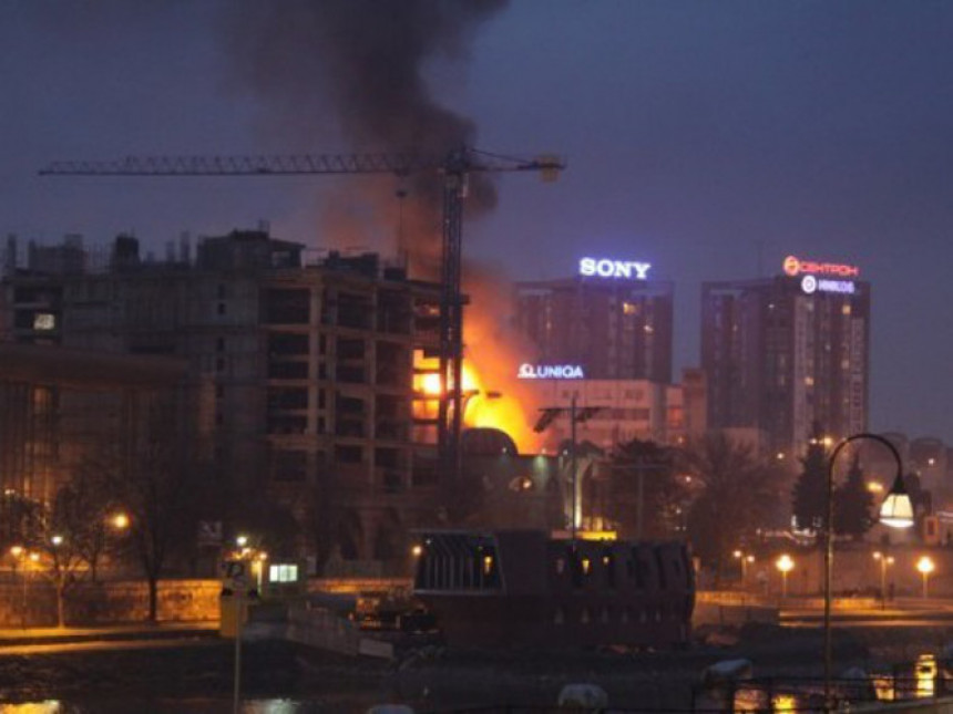 Skoplje: U požaru povrijeđeno 11 ljudi