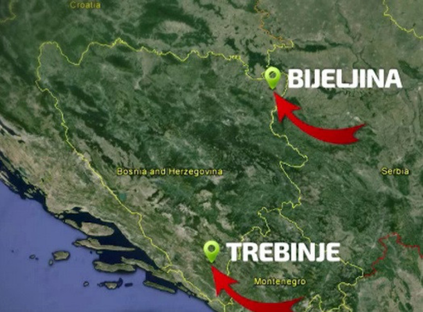Izbjeglice će u BiH ući kod Bijeljine i Trebinja