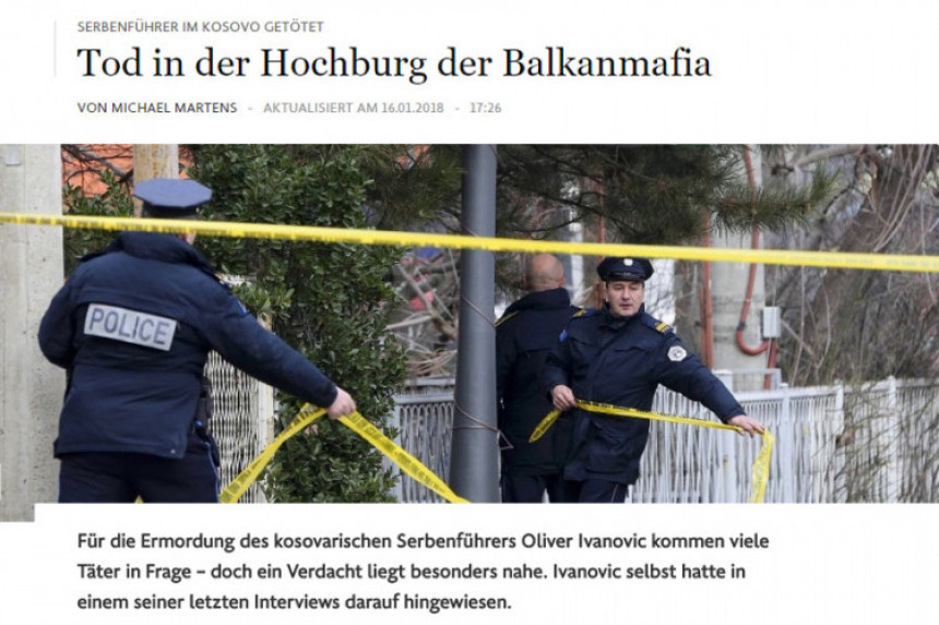 "Смрт у бастиону балканске мафије"