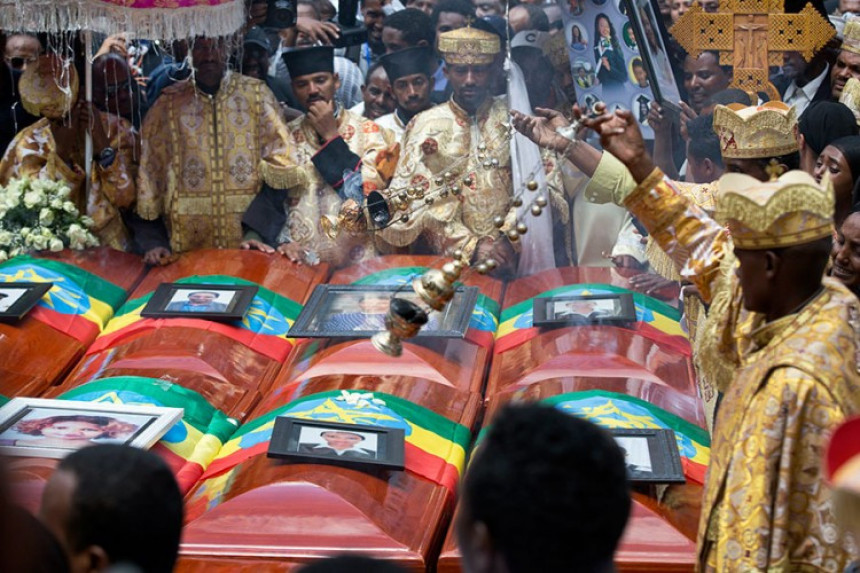 Etiopija u suzama: Masovna sahrana 