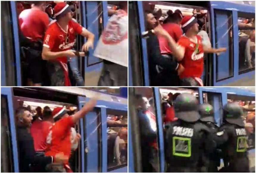 Инцидент Делија у минхенском метроу са полицијом