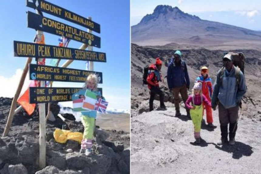 Šestogodišnja devojčica iz Britanije osvojila Kilimandžaro!