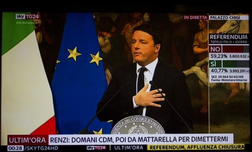 Raskol: Ostavka premijera Italije