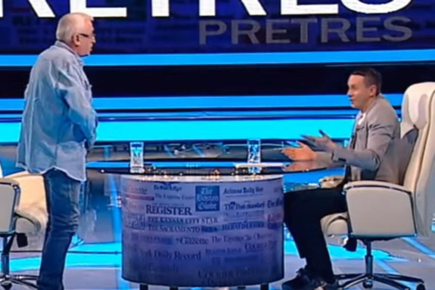 Era Ojdanić u gaćama juri voditelja po studiju! (VIDEO)