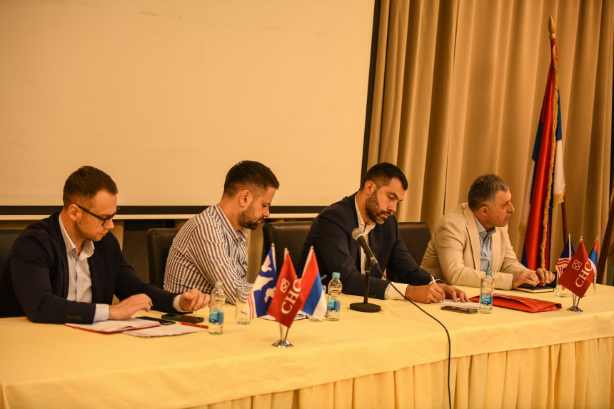 Srđan Amidžić i Igor Dodik posjetili GrO SNSD Bijeljina