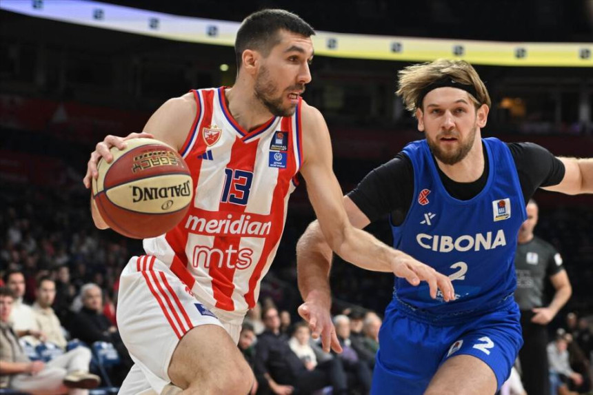 Košarkaši Crvene zvezde savladali Cibonu u Beogradu