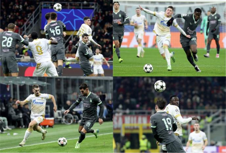 Crvena Zvezda gubi na poluvremenu, Milan vodi 1:0