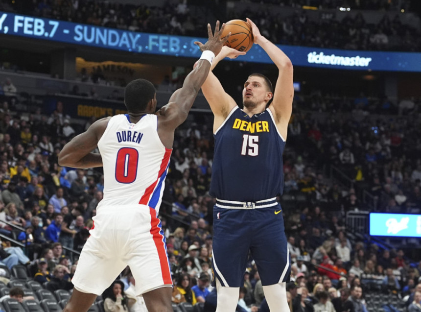Jokić najbolji u pobjedi Denvera nad Detroitom