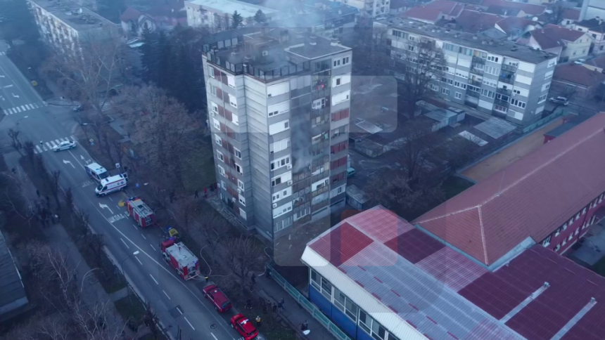 Čačak: Požar u višespratnici pod kontrolom