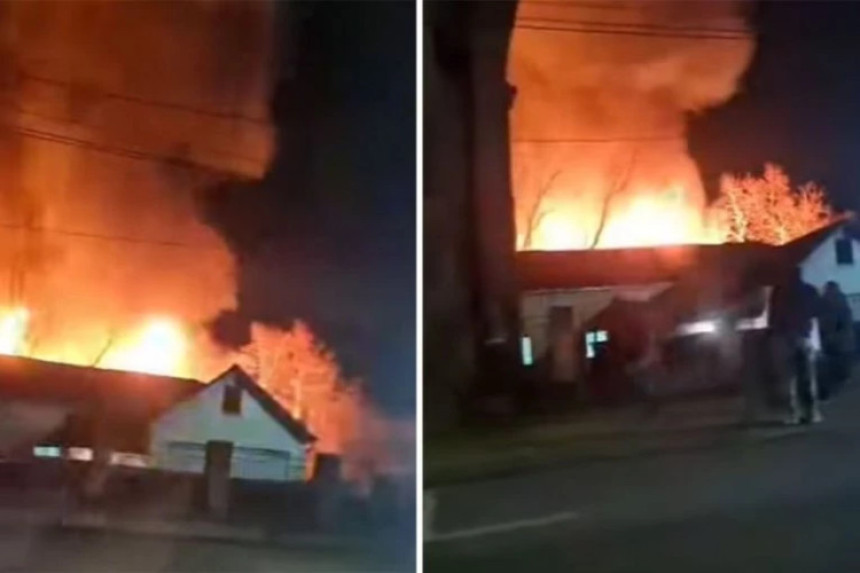 Dječaci podmetnuli požar u fabrici, pa snimali telefonom