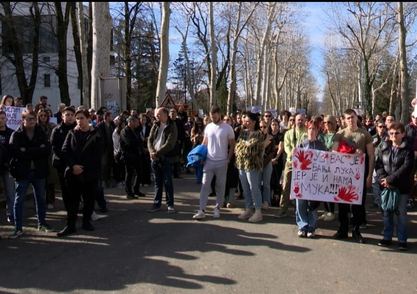 Nakon 10 godina prvi protest banjalučkih studenata
