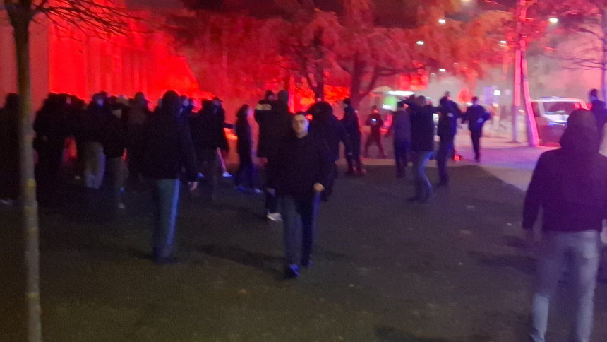 Sukob Grobara i Delija u samom centru Nikšića