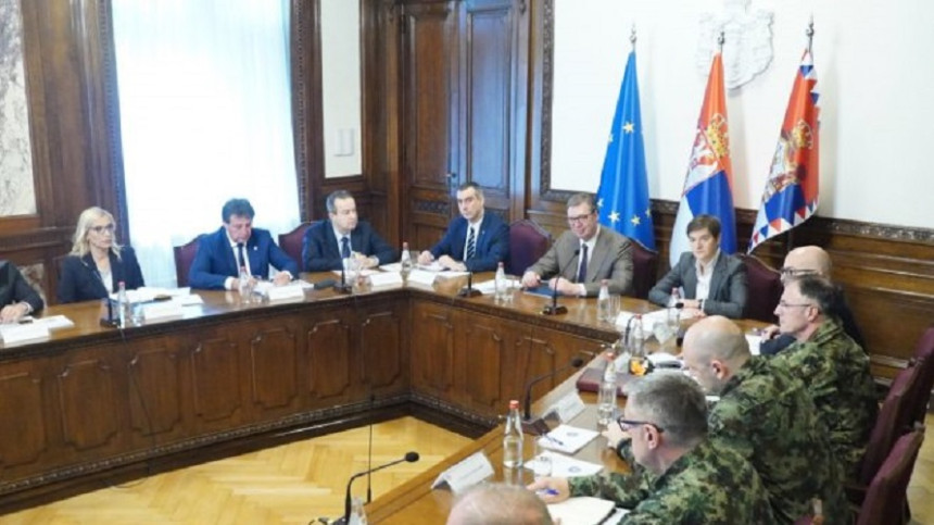 Zakazana sjednica Savjeta za nacionalnu bezbjednost Srbije
