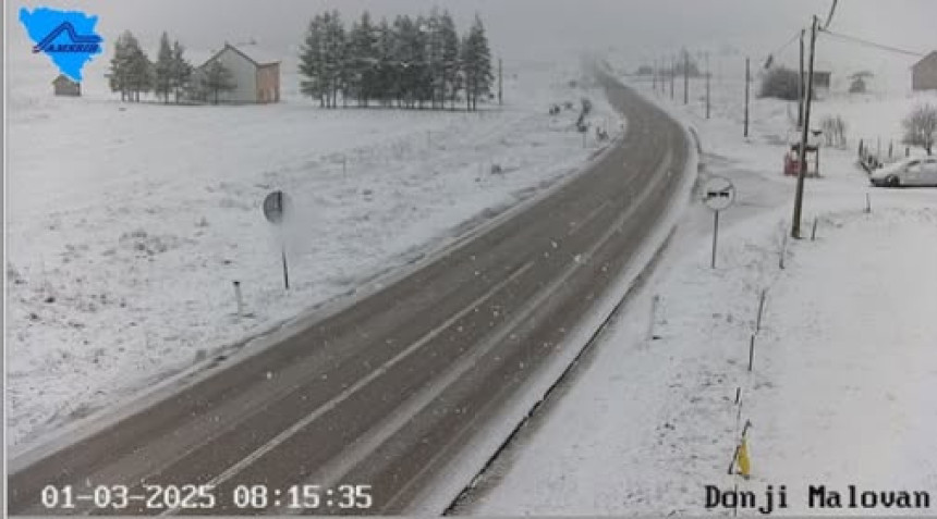 Snijeg zabijelio pojedine dijelove u BiH (FOTO)