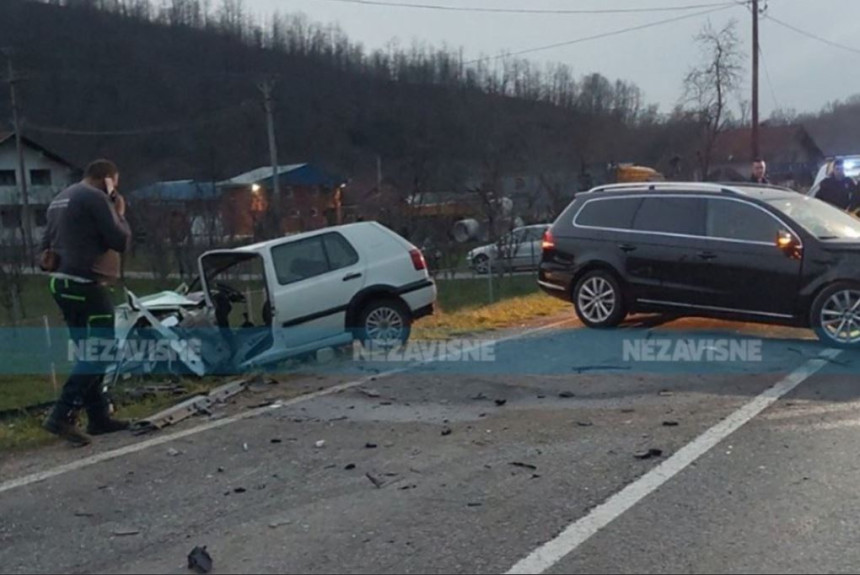 Detalji nezgode kod Kotor Varoša: Dva lica povrijeđena